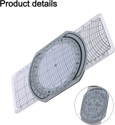 Vista 7 de Transparent ABS Flight for plotter for Pilot Training Transparent
