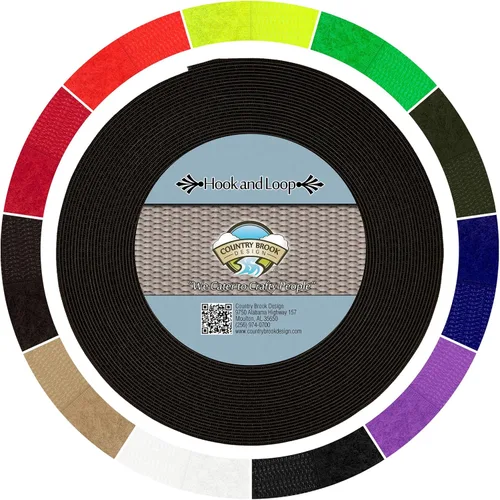 Vista 6 de Country Brook Design Cierre de velcro para coser no adhesivo de 2 pulgadas (beige, 5 yardas)