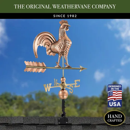 Vista 2 de Good Directions - Veleta en forma de gallo de tamaño completo (25 pulgadas) 501V1, 501P