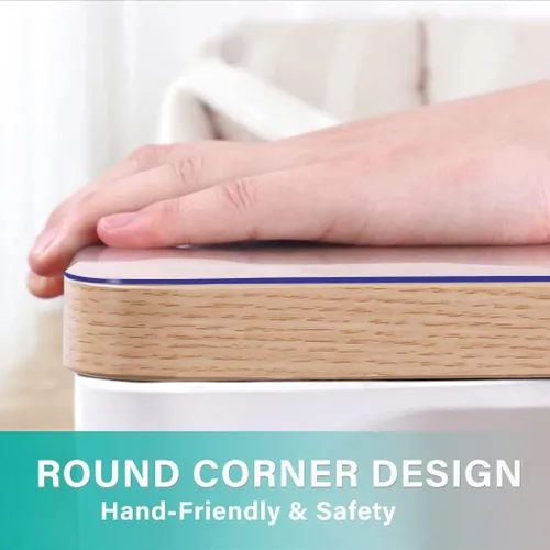 Vista 9 de Protector de mesa de plástico transparente de 8 x 36 pulgadas, protector de mesa de comedor de 0.059 in de grosor, impermeable, sin olor