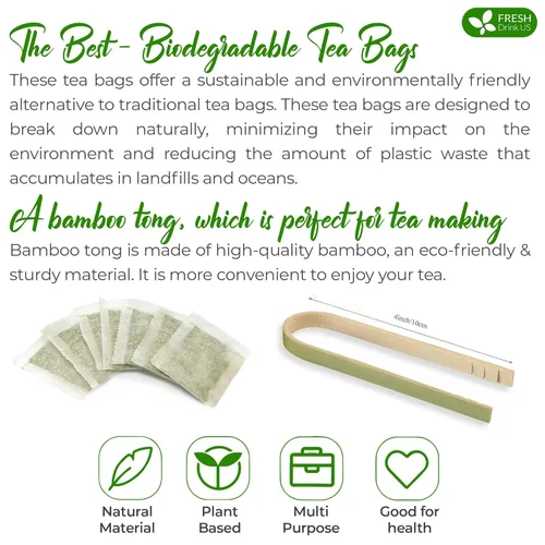 Vista 367 de FreshDrinkUS, 135 bolsas de té de jengibre y cúrcuma premium, ingredientes 100% naturales, mezcla hecha a mano de té de hierbas de cúrcuma