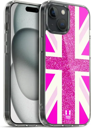 Vista 305 de Head Case Designs Blue Gingham Union Jack Collection - Funda de gel suave compatible con Apple iPhone 7 Plus/iPhone 8 Plus