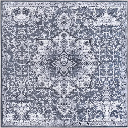 Vista 51 de Rugs.com Francesca Collection - Alfombra lavable de tejido plano, 2 x 3 pies, color blanco sal marina, perfecta para entradas, cocinas, rincones