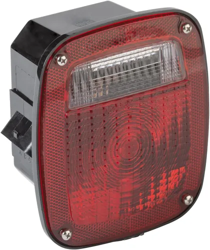 Grote 53650 SuperNova - Luz LED de freno, giro y cola con tres cierres Metri-Pack con doble conector (con lámpara de matrícula)