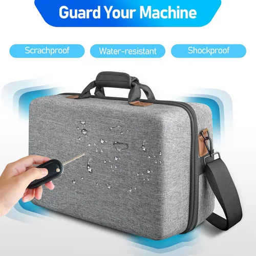 Vista 3 de ELLESTAZ Hard Shell Carrying Case for PS5, Protective Travel Carry Case Fits Playstation 5 Console Controller, Carrying Case Travel Bag Storage for