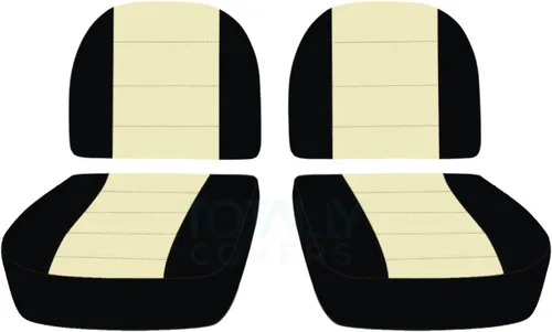 Vista 17 de Totally Covers Compatible con Ford Ranger 1999-2008 Fundas de asiento de camión de dos tonos: negro y azul (21 colores) XCab Extended Cab trasera