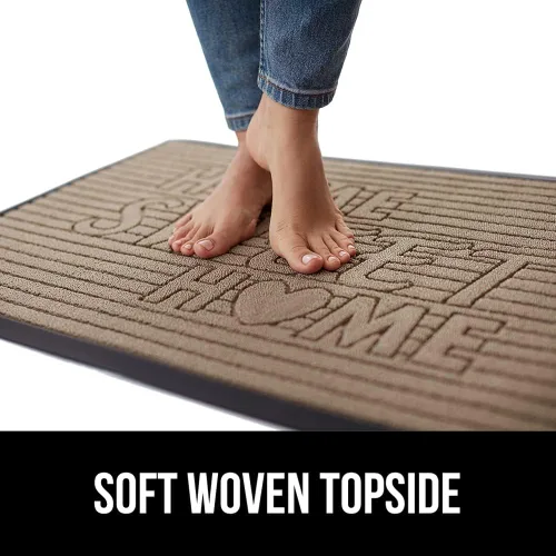 Vista 7 de Gorilla Grip - Tapete WeatherMax todo terreno 100% impermeable, caucho natural, resistente a manchas y decoloración, interior y exterior, fácil