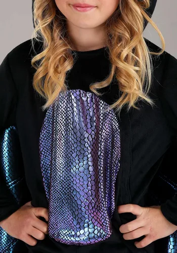 Vista 5 de Disfraz de murciélago brillante para niños