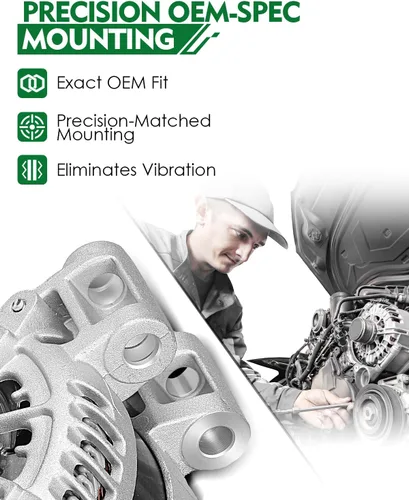 Vista 182 de Alternador de 4.0L para: Ford Explorer 2002 2003 2004, Explorer Sport Trac 2001-2004 para: Mercury Mountaineer 2001-2004, polea de 6 ranuras de 12V