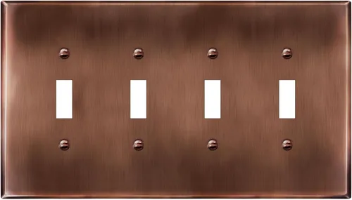 Vista 19 de LIDER Placa de Pared de Metal para Interruptor de Luz de Palanca, Cubierta de Interruptor de Acero Inoxidable, Resistente a la Corrosión