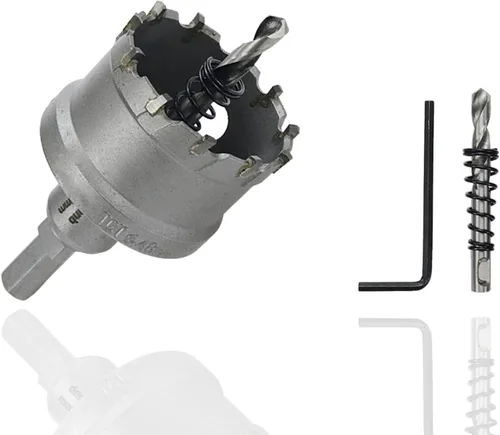 Vista 14 de Sierra de agujero de carburo Rannb de 23mm/0.9" de diámetro de corte, sierra de corte para acero inoxidable