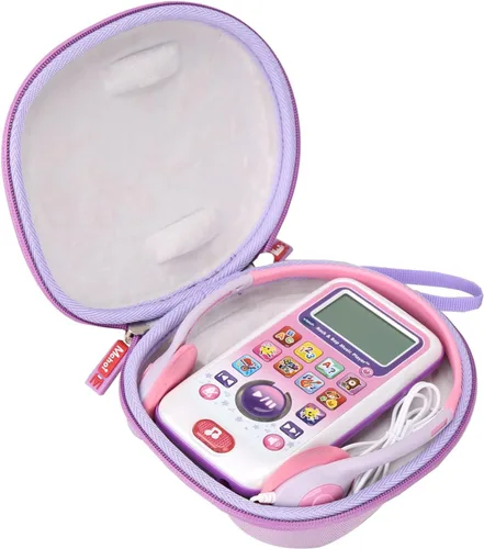 Vista 2 de Mchoi Estuche rígido de almacenamiento de viaje para reproductor de música VTech Rock y Bop, solo funda