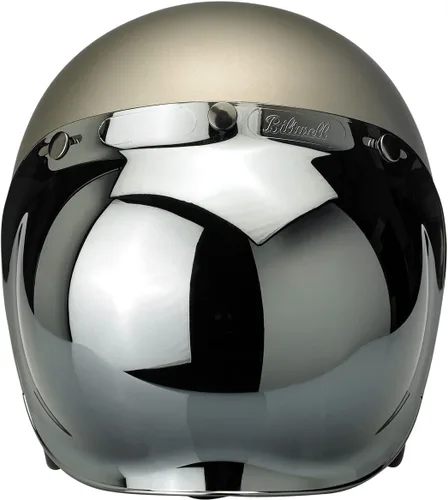 Vista 9 de Biltwell - Protector tipo burbuja cromado - Antivaho, resistente a los arañazos, resistente a UV/A y UV/B