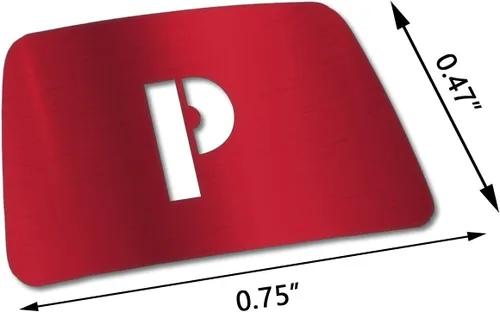 Vista 2 de x xotic tech Perilla de Palanca de Cambios Cubierta de Botón P de Estacionamiento Tapa Decorativa Compatible con BMW Serie 1 2 3 4 5 7 X3 X5 X6