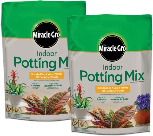 Vista 17 de Miracle-Gro Mezcla para Macetas de Interior, Alimento para Plantas de Interior y Abrillantador de Hojas - Paquete de tierra para macetas