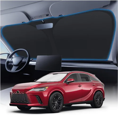 Vista 81 de KUST Parasol para parabrisas para Volkswagen VW Taos 2022-2025 2026, accesorios para ventana, protector de visera solar, plegable, bloquea los rayos