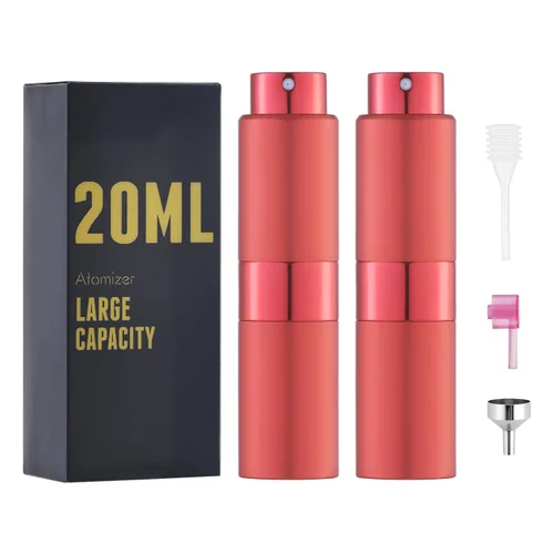 Vista 12 de Botella de perfume de viaje rellenable con atomizador de Owlyee: spray de colonia mini para rellenar - atomizador de fragancia vacío para hombres