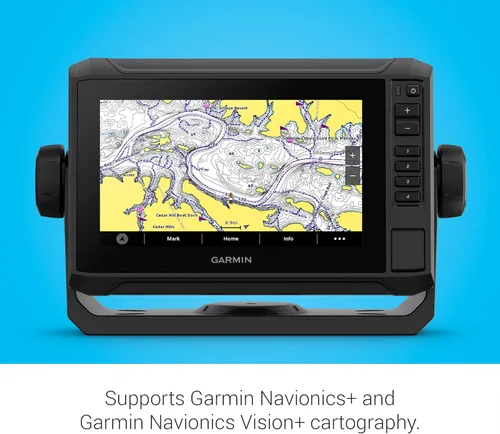Vista 4 de Garmin ECHOMAP UHD2 73sv sin transductor, plotter de pantalla táctil de 7 pulgadas, Garmin Navionics+ U.S. Inland