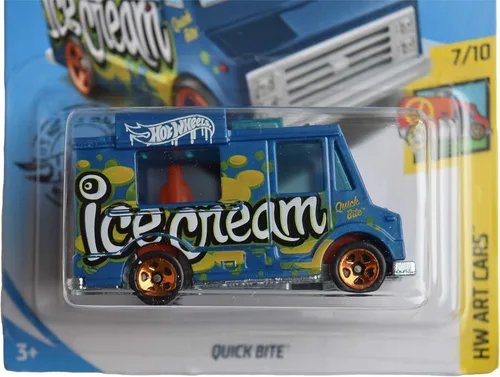 Vista 2 de Hot Wheels Art Cars 7/10 Quick Bite 115/250, azul