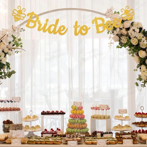 Vista 6 de Cartel de novia a abeja, pancarta de despedida de soltera de abeja, decoración de despedida de soltera con temática de abeja, despedida de soltera