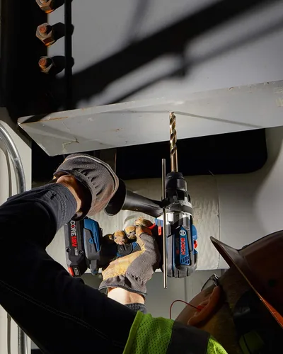 Vista 7 de BOSCH CO2159B - Broca de metal de cobalto M42 de 1 pieza de 1/2 pulgada x 6 pulgadas con vástago de tres planos para aplicaciones de perforación