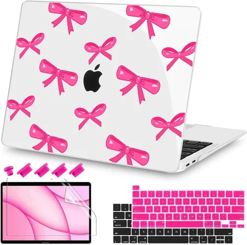 Vista 22 de Teryeefi para MacBook Pro Funda de 13 pulgadas 2022 2021 2020-2016 A2338 M2/M1 A2251 A2289 A2159 A1989 A1706, Funda rígida transparente para laptop