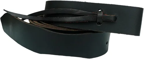 Vista 4 de Correa de cuero Latigo Cinch para Western Saddle Cinch tie con agujeros circunferencia