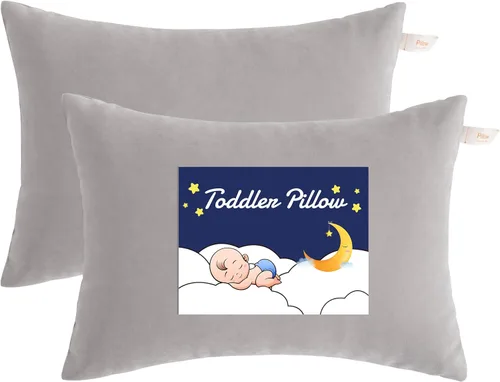 Vista 14 de NTBAY Tiny Pillows, almohada de microfibra alternativa de plumón de 7 x 11 pulgadas para viajes, mascotas, suave lavable a máquina, almohadas