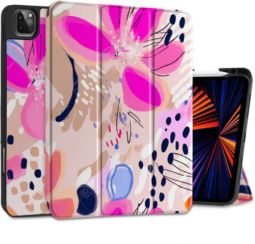 Vista 38 de DONGKE Funda protectora delgada para iPad Pro 2022/2021/2020/2018 de 11 pulgadas de generación 4/3/2/1 - Funda protectora delgada - Soporte