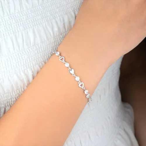 Vista 3 de Pulsera con texto en inglés "I Love You" - Regalo para hija, regalo