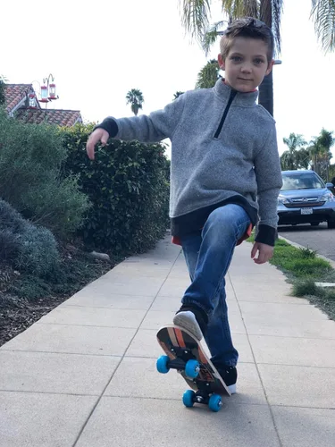 Vista 7 de Rude Boyz - Patineta de madera gráfica para niños 17 pulgadas