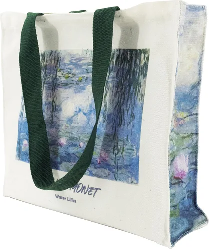 Vista 11 de Bolsa de lona para mujer con cremallera, bolsa de lona duradera y portátil reutilizable, bolsa de mano estética