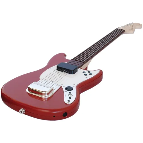 Vista 3 de Mad Catz rb3965630N03021Nintendo Wii Rock Band 3Wireless Fender Mustang pro-guitar Controller