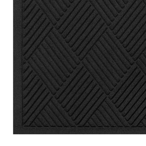 Vista 12 de M+A Matting WaterHog Diamond - Tapete de entrada de grado comercial con borde de tela, interior/exterior, de secado rápido, resistente a las manchas