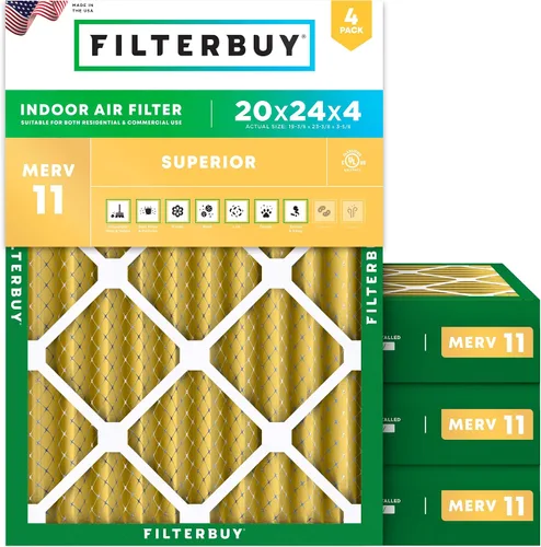 Vista 71 de Filtros de horno/filtros de aire AFB Gold MERV 11 (pack de 4 unidades)
