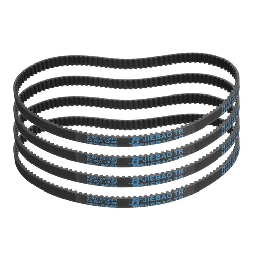 Vista 21 de uxcell 4 piezas HTD-3M Correa de Distribución de Goma 48 Dientes, Longitud de Paso 144mm x Ancho 6mm x Altura 2.4mm, Correa de Polea de Distribución