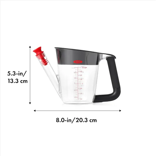 Vista 3 de OXO Good Grips - Separador de grasa de 4 tazas, plástico, talla única (paquete de 12)