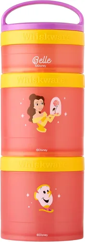 Vista 20 de Whiskware Disney Mickey Mouse y Amigos Recipientes para aperitivos apilables para bebés, niños pequeños y niños, 3 vasos apilables para aperitivos