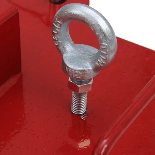 Vista 7 de NIXFACE Accesorio de remolque de carretilla elevadora de 2 pulgadas, receptor de enganche de remolque para horquillas de plataforma dobles