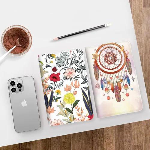 Vista 2 de Libreta de Servidor, Libretas de Servidor de Cuero PU para Mesera, Libreta de Mesera con 1 Bolsillo con Cremallera, Cartera de Mesero con 9