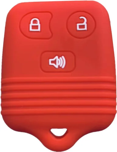 Funda para llavero Ford Lincoln: Carcasa de llave de coche de silicona de 3 botones compatible con Explorer Edge Escape F150 Expedition Mercury