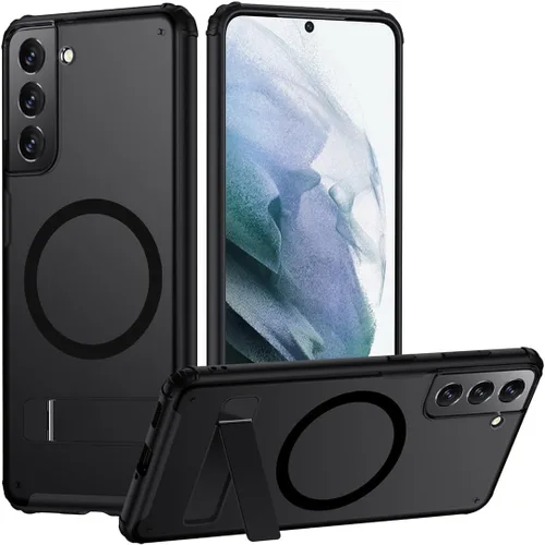 Vista 15 de TIANNIUKE Funda magnética para Samsung Galaxy S21 Ultra, translúcida mate antihuellas, compatible con MagSafe, ajuste delgado, a prueba de golpes