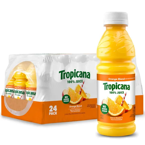 Vista 25 de Tropicana 100% Juice - Paquete variado clásico de 3 sabores, 10 onzas líquidas (paquete de 24)