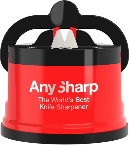 Vista 14 de AnySharp – EDICIONES – Afilador de cuchillos manos libres - Herramienta de afilado fácil de usar con base de succión PowerGrip y ángulo
