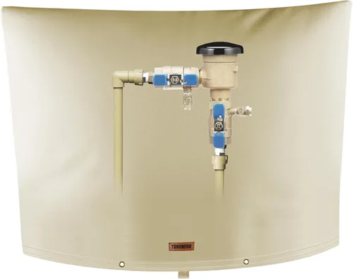 Vista 22 de Cubierta aislante de tubería para prevención de reflujo (5 °F) – Bolsa aislada para válvula de aspersor de riego – Cubierta de bomba de pozo de agua