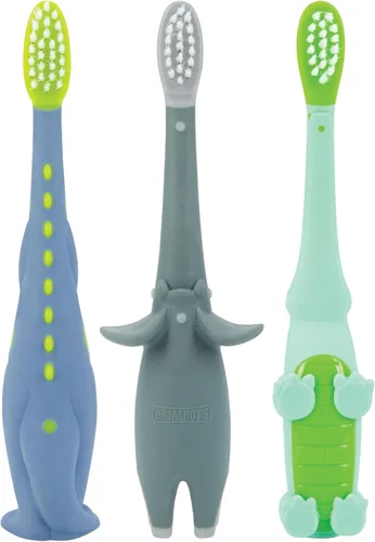 Vista 14 de Dr. Talbot's Cepillo de dientes de entrenamiento para niños pequeños y pasta de dientes natural para niños con Citroganix – 1.6 oz – Pasta