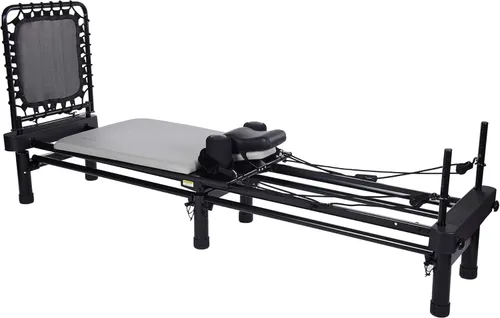 Vista 10 de AeroPilates Pilates Reformer Machine, Gym Equipment for Resistance Workout, Strength & Fitness Training - Foldable & Compact