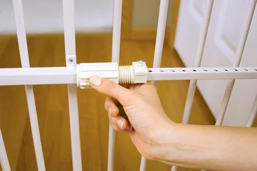 Vista 6 de Reja expandible Lil´ Tuffy con puerta pequeña para mascotas de Carlson Pet Products, Beige