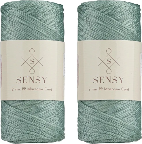 Vista 71 de Sensy Premium 2mm 229.5 metros de cuerda de poliéster 100% cordón de polipropileno Cordón de macramé 2mm Cordón para bolso de crochet Hilo