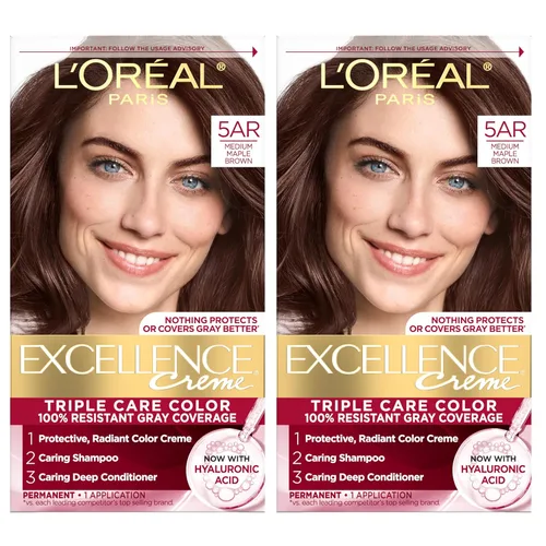 Vista 36 de L'Oreal Paris Excellence Crème - Tinte permanente para el cabello, color de cabello de triple cuidado, complejo Pro-Keratina para una cobertura